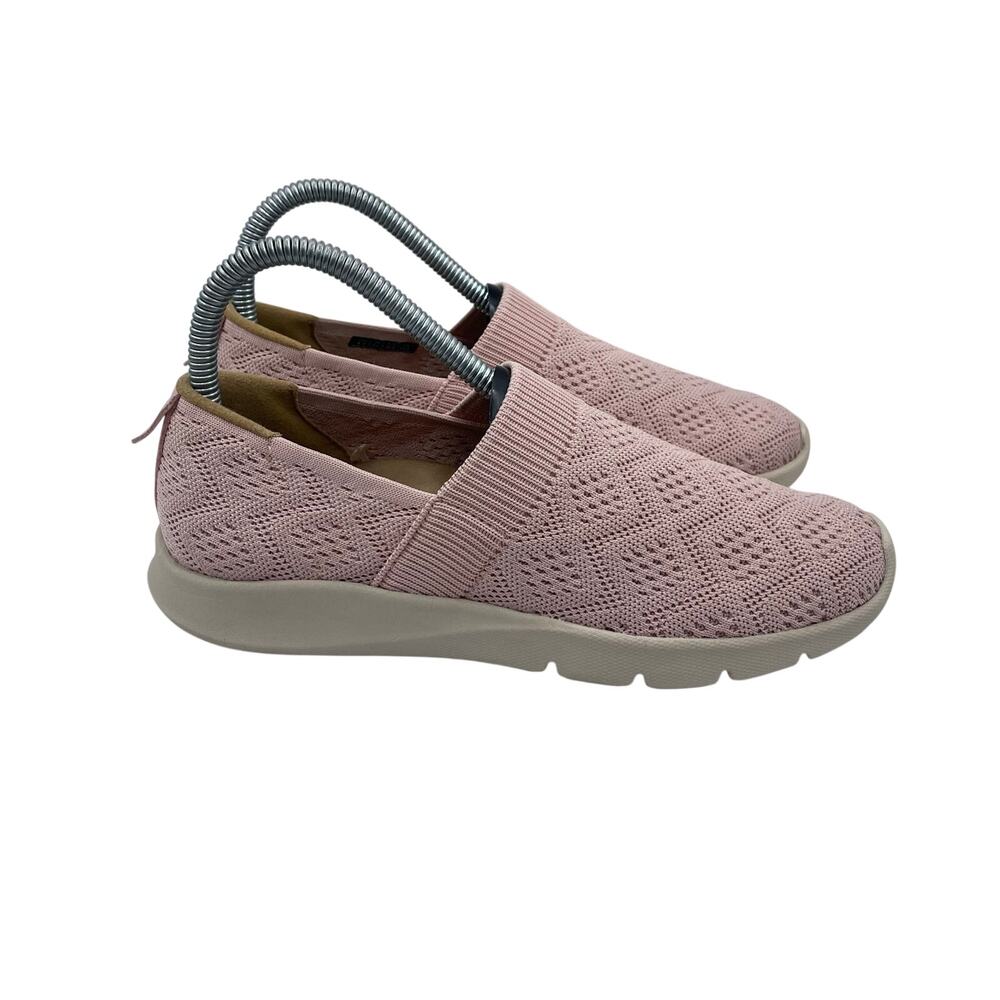 Revitalign Wayfarer Stretch Knit Slip On Shoes Comfort Pink Womens 6